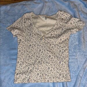 Brandy Melville Floral Print Top